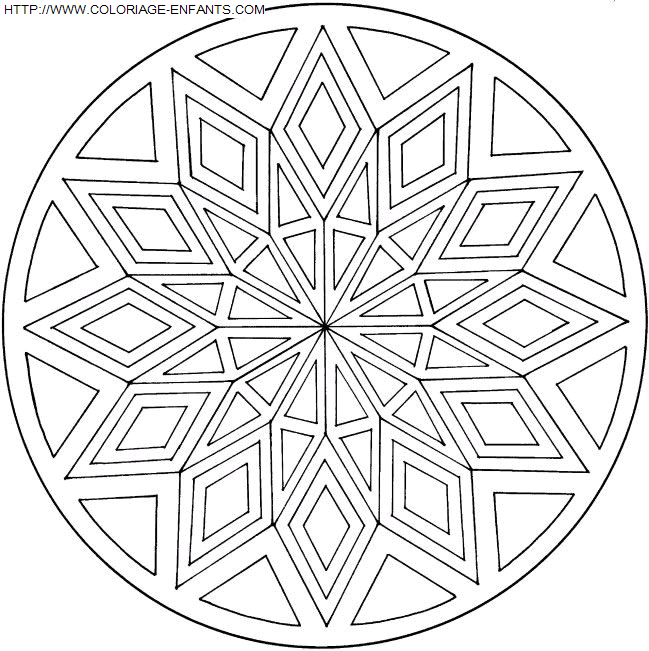 coloriage Heros Mandala