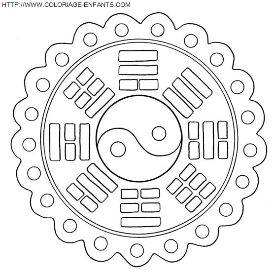 coloriage Heros Mandala