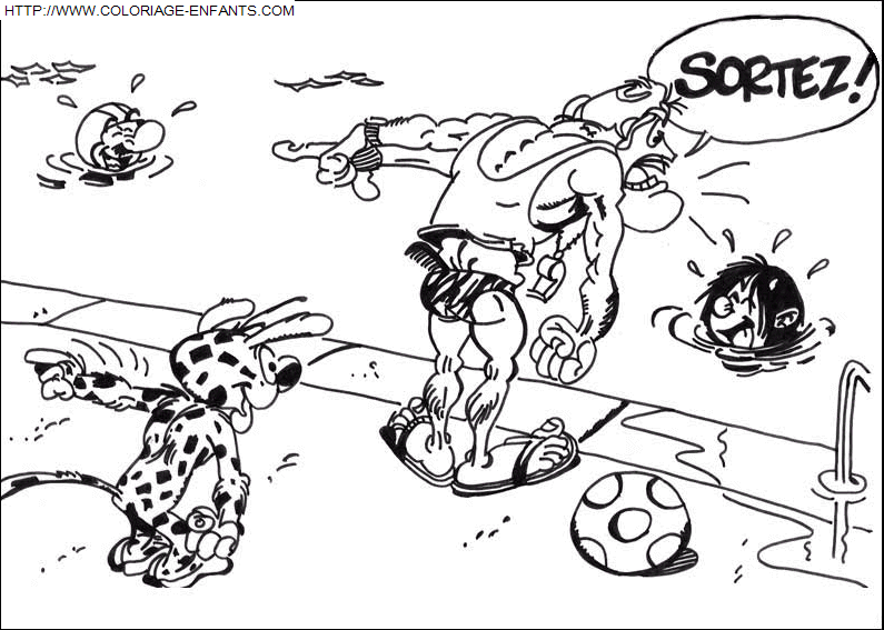 coloriage Heros Marsupilami