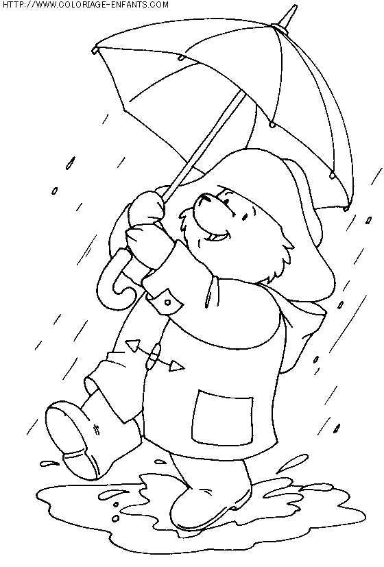 coloriage heros ours paddington