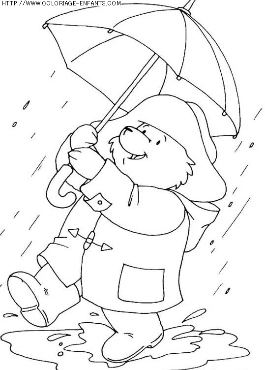 coloriage heros ours paddington