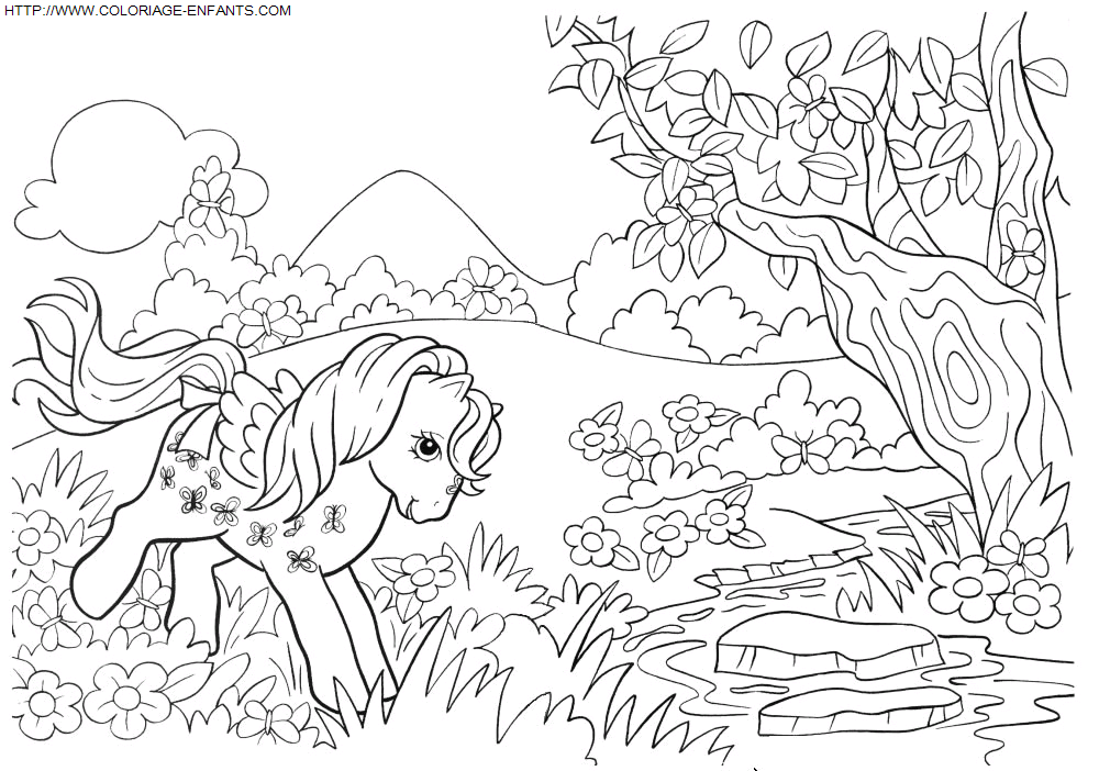 coloriage Heros Petit Poney