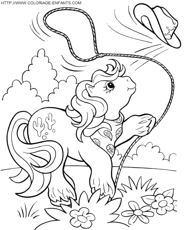 coloriage Heros Petit Poney