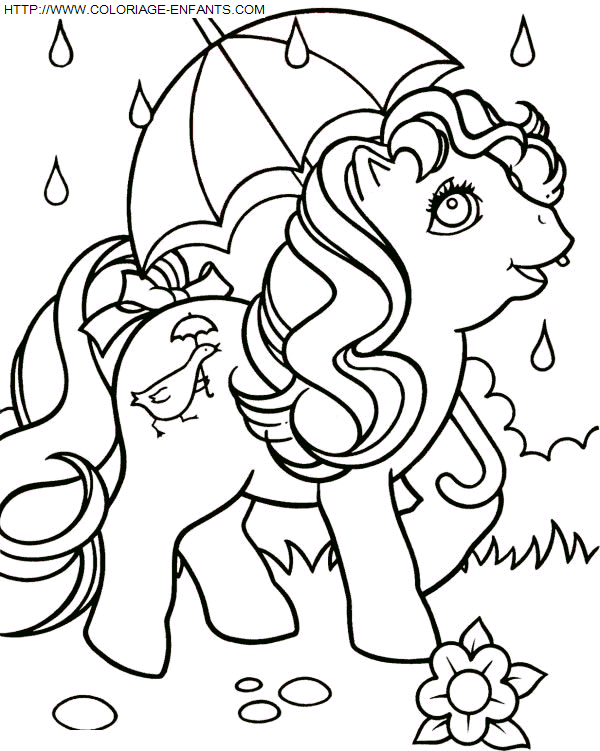 coloriage Heros Petit Poney