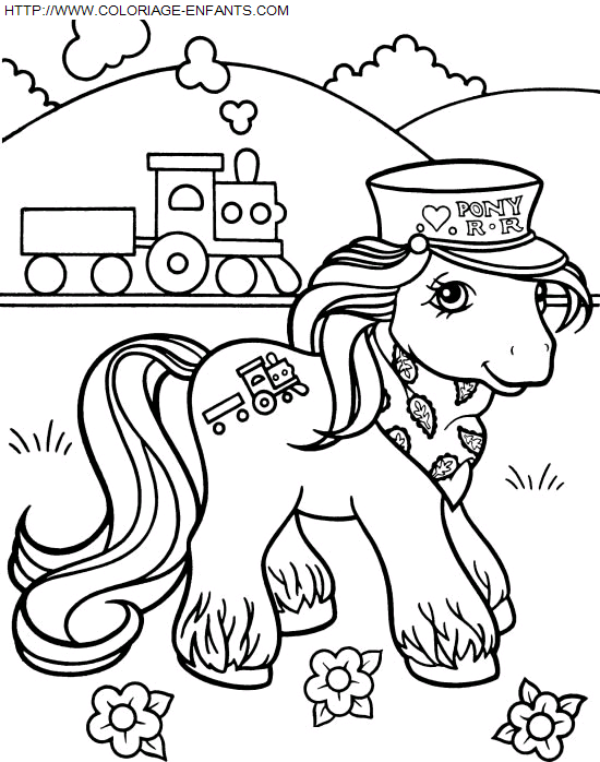 coloriage Heros Petit Poney