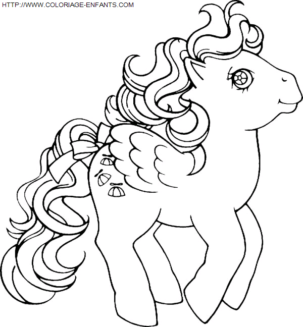 coloriage Heros Petit Poney