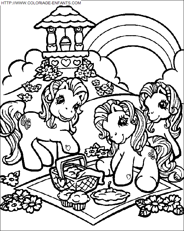 coloriage Heros Petit Poney