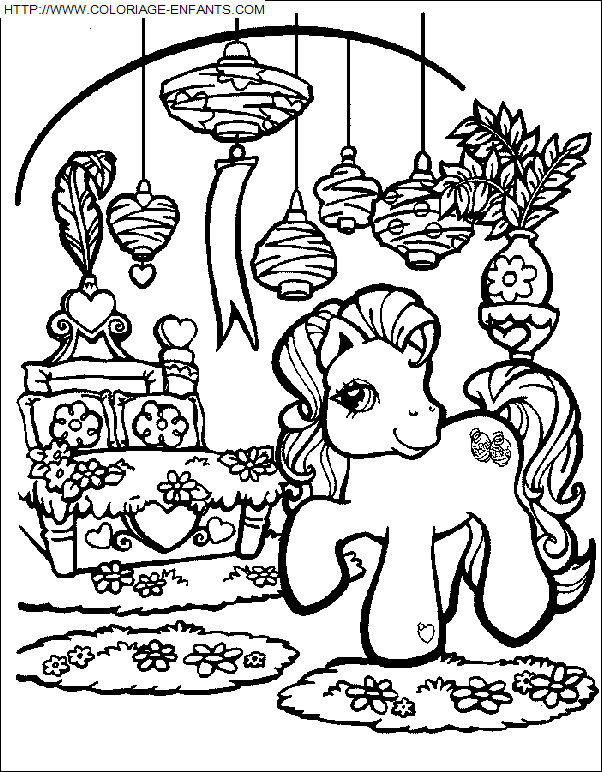 coloriage Heros Petit Poney