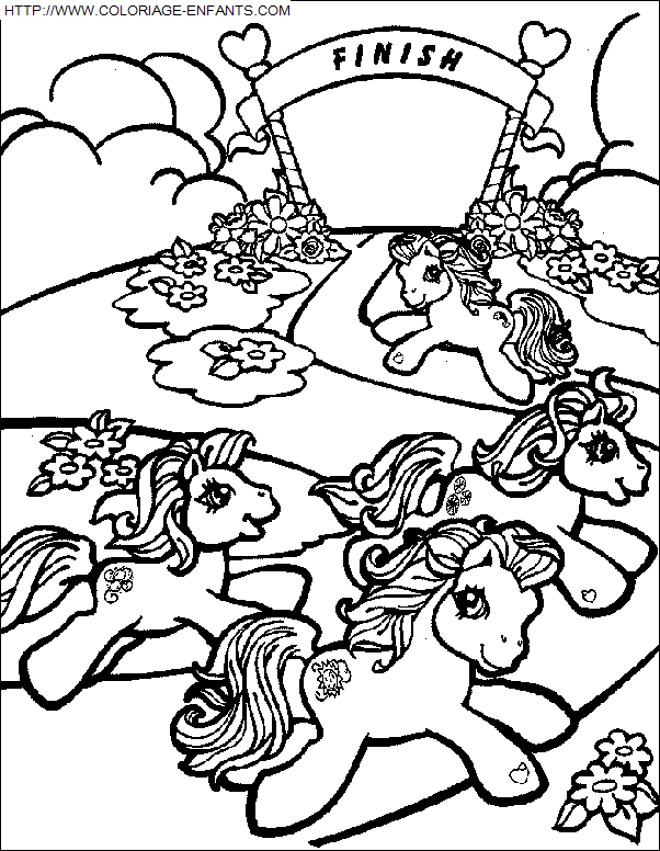 coloriage Heros Petit Poney