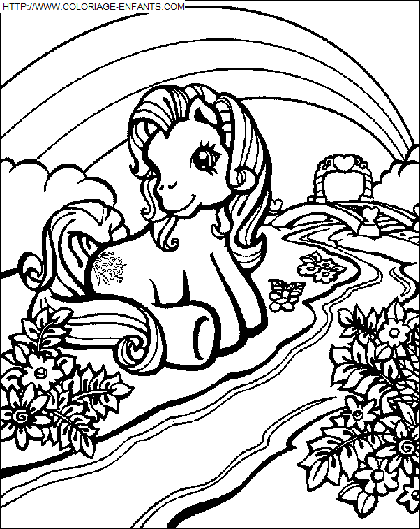 coloriage Heros Petit Poney