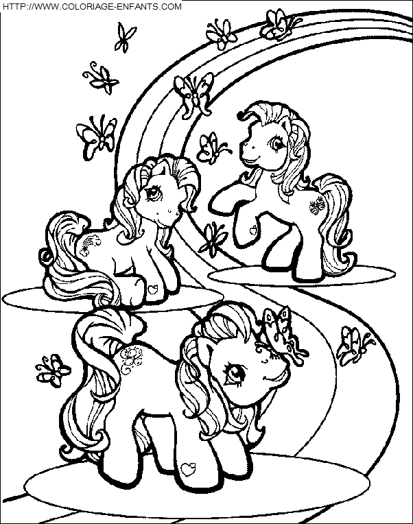 coloriage Heros Petit Poney