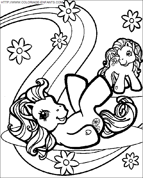 coloriage Heros Petit Poney