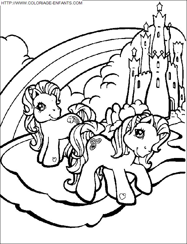 coloriage Heros Petit Poney