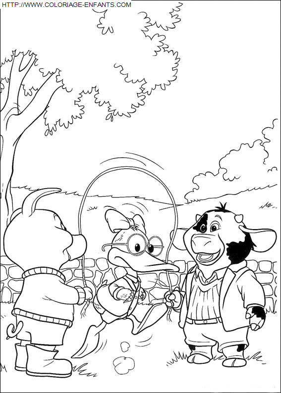 coloriage Heros Piggly