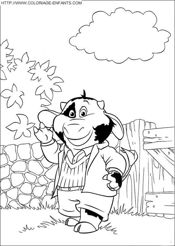 coloriage Heros Piggly