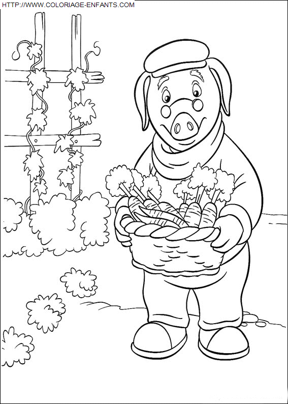 coloriage Heros Piggly