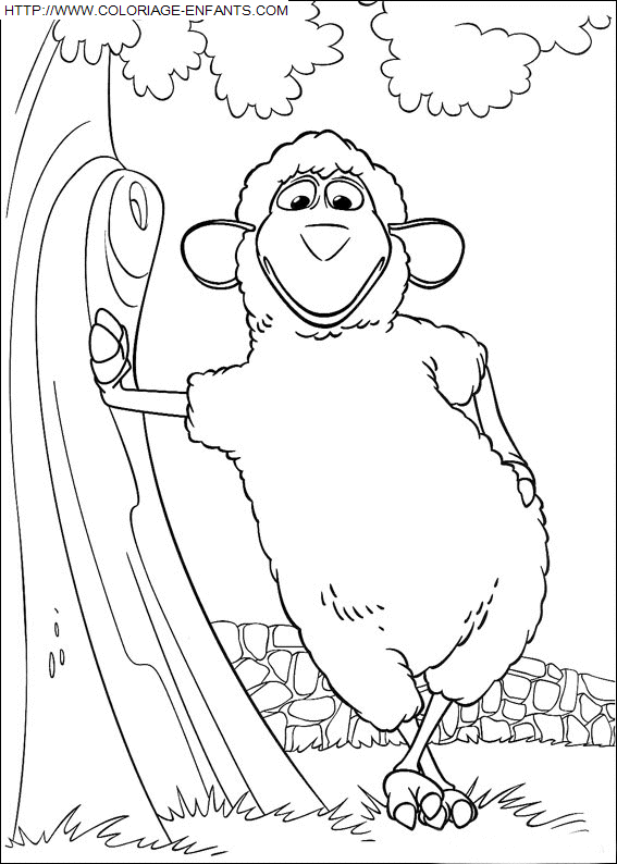 coloriage Heros Piggly