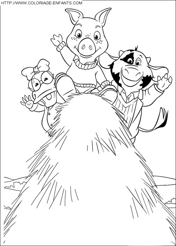 coloriage Heros Piggly