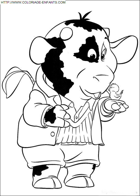 coloriage Heros Piggly