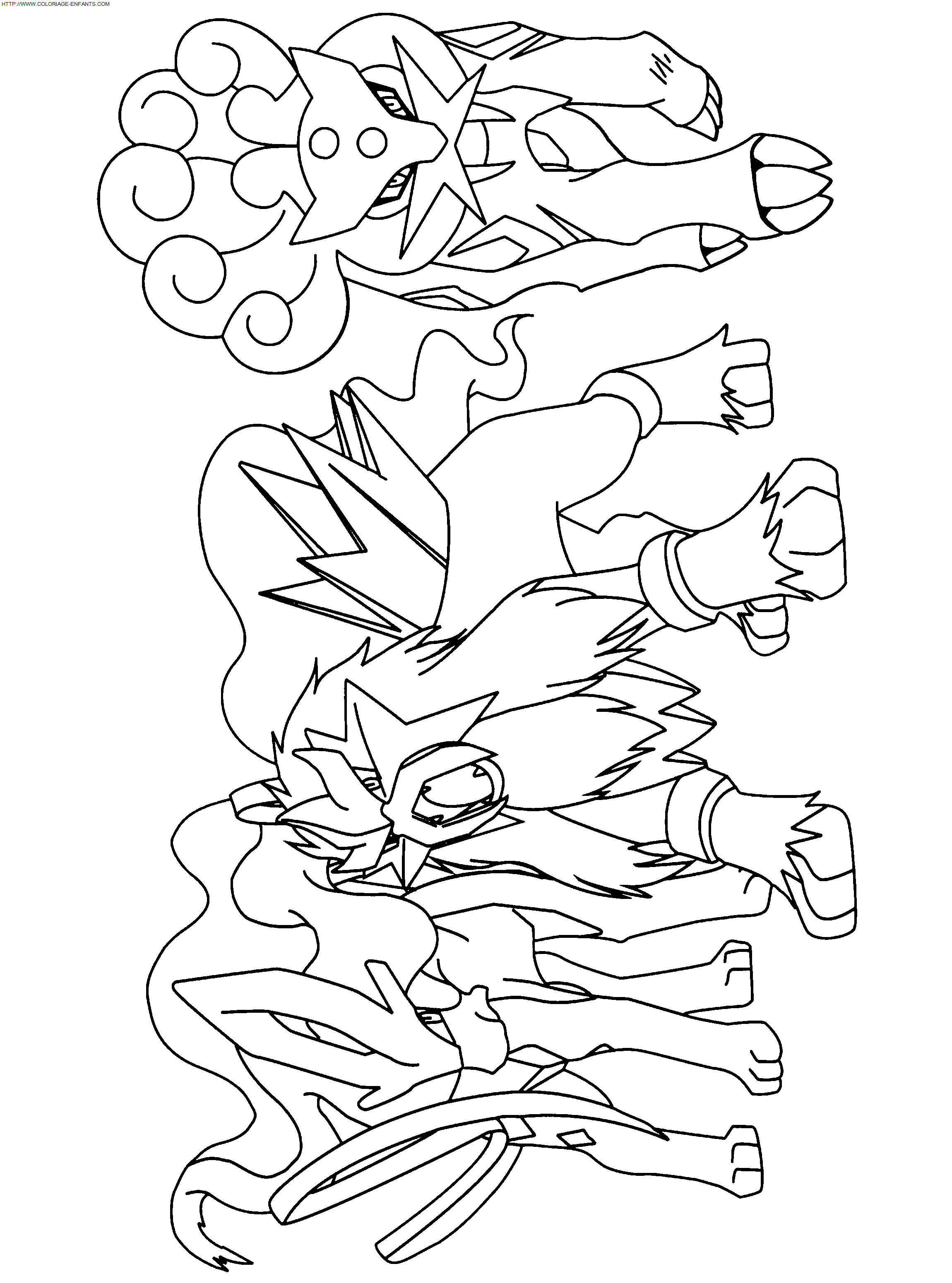 coloriage Heros Pokemon