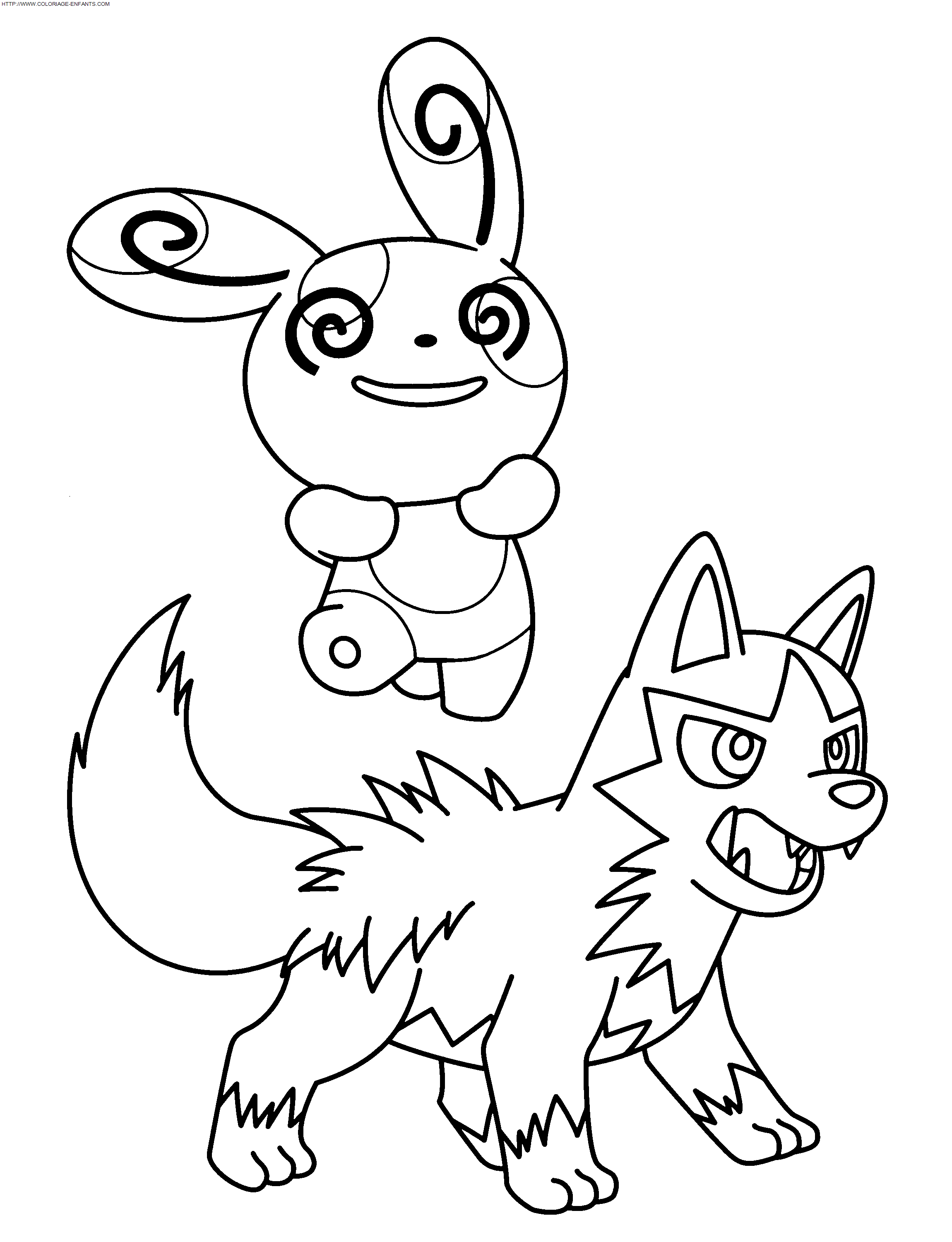 coloriage Heros Pokemon