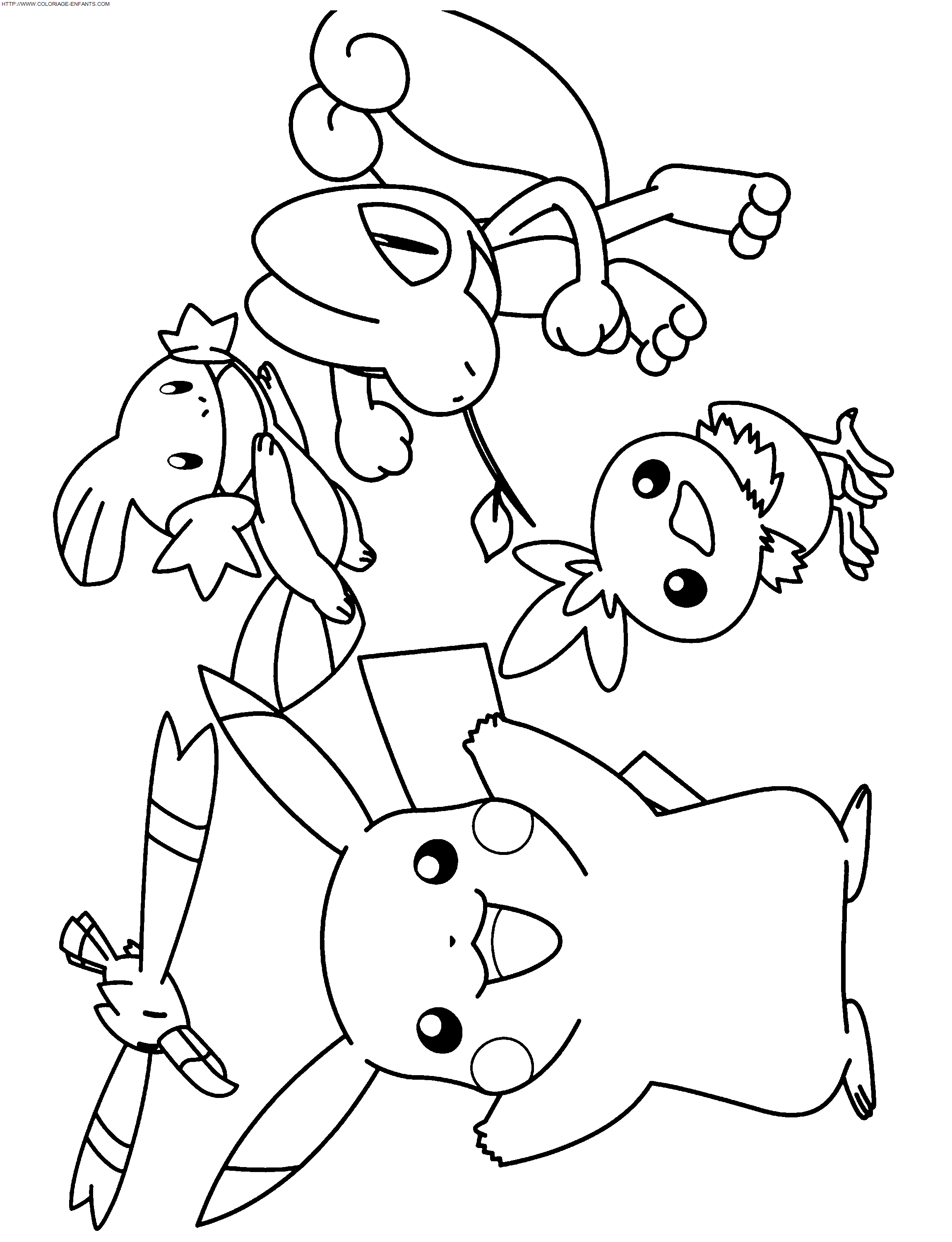 coloriage Heros Pokemon