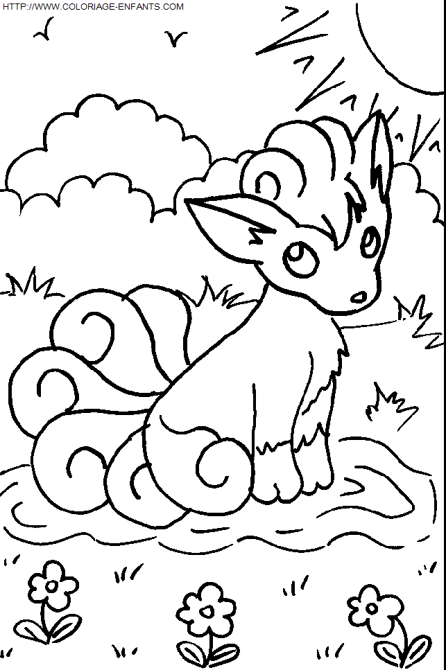 coloriage Heros Pokemon