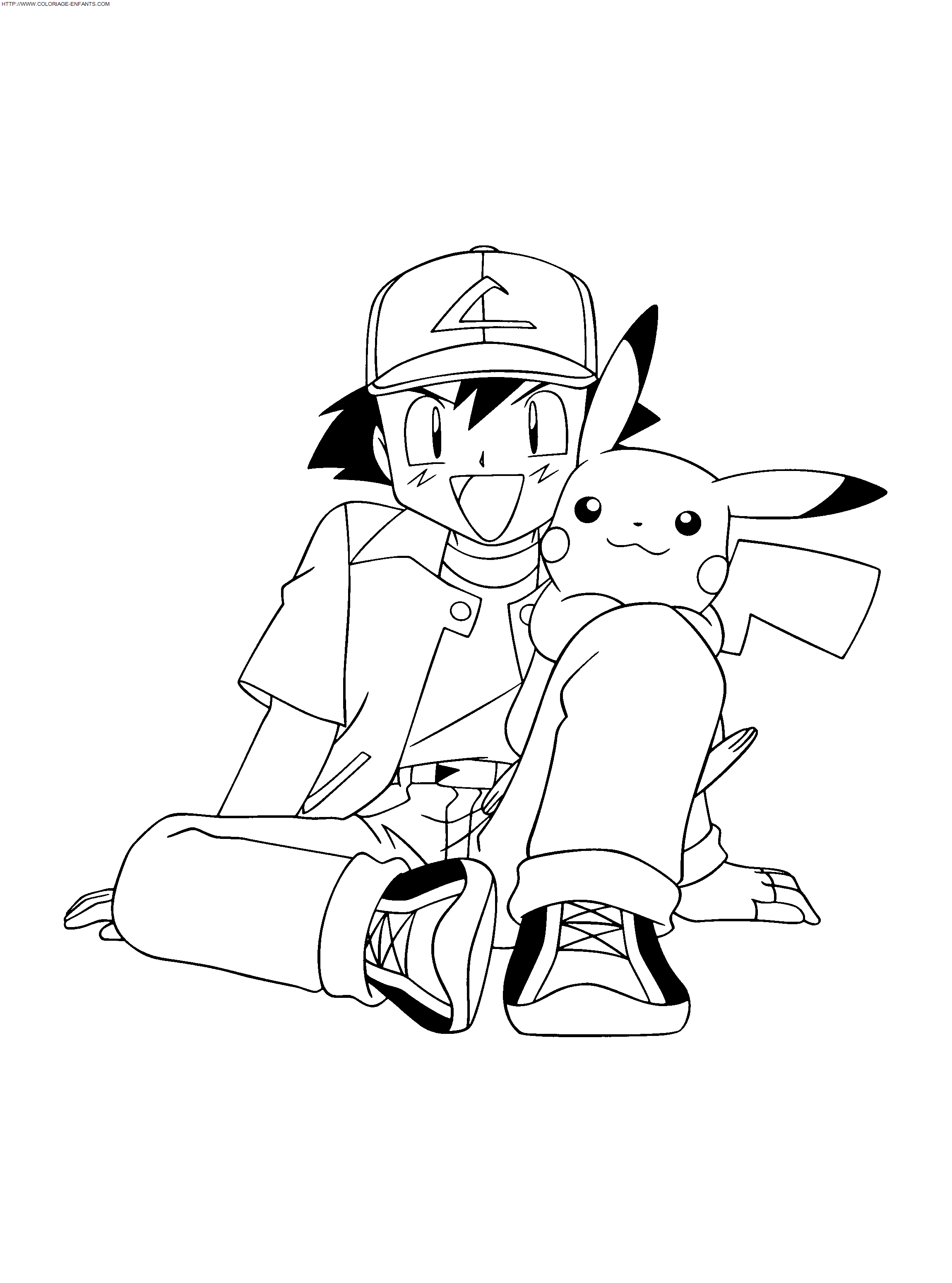 coloriage Heros Pokemon