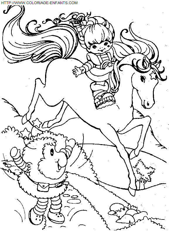 coloriage Heros Rainbow Bright