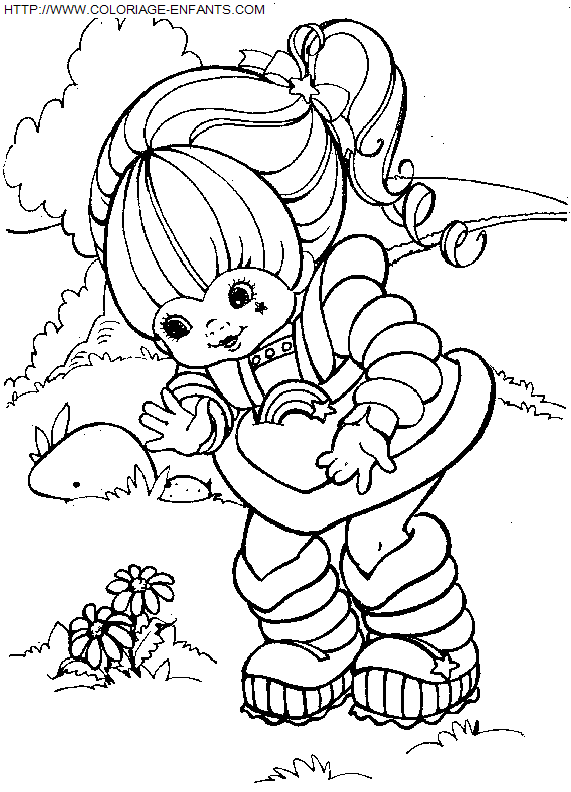 coloriage Heros Rainbow Bright