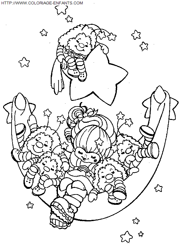 coloriage Heros Rainbow Bright