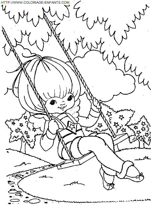 coloriage Heros Rainbow Bright