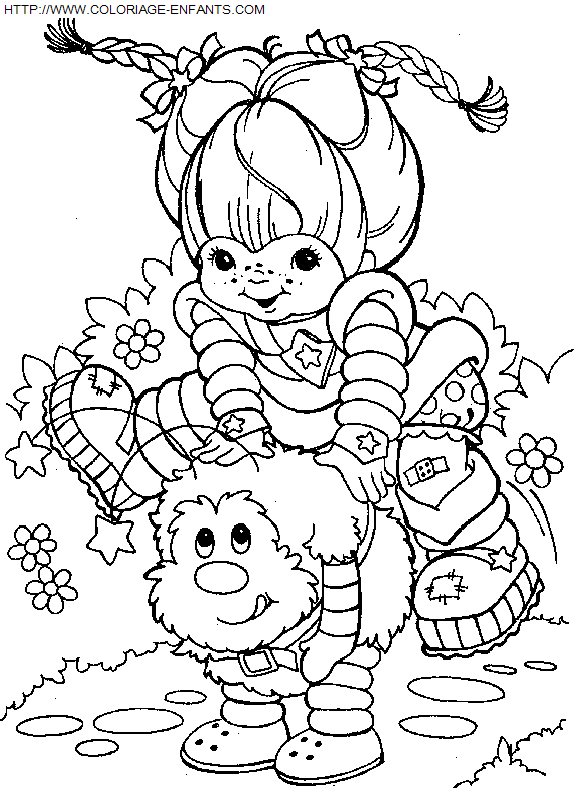 coloriage Heros Rainbow Bright