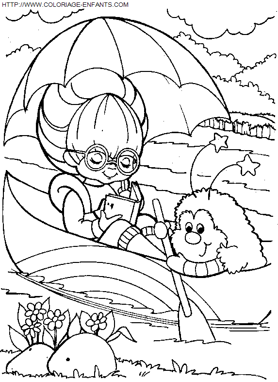 coloriage Heros Rainbow Bright