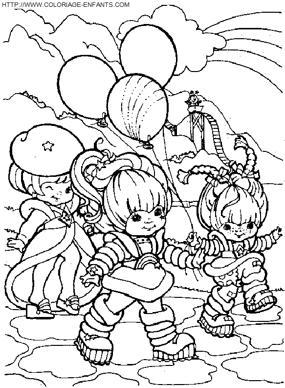 coloriage Heros Rainbow Bright