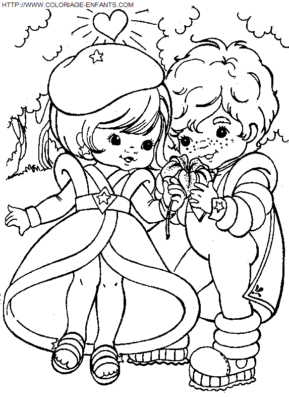 coloriage Heros Rainbow Bright