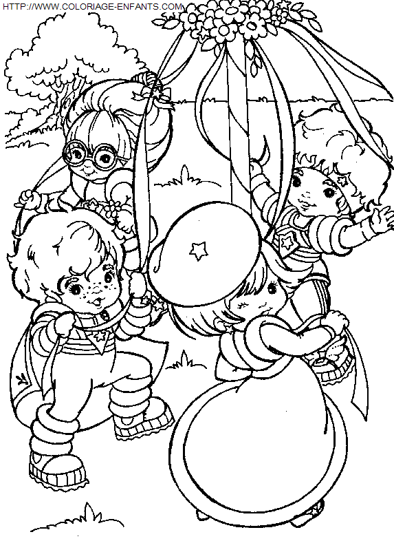 coloriage Heros Rainbow Bright