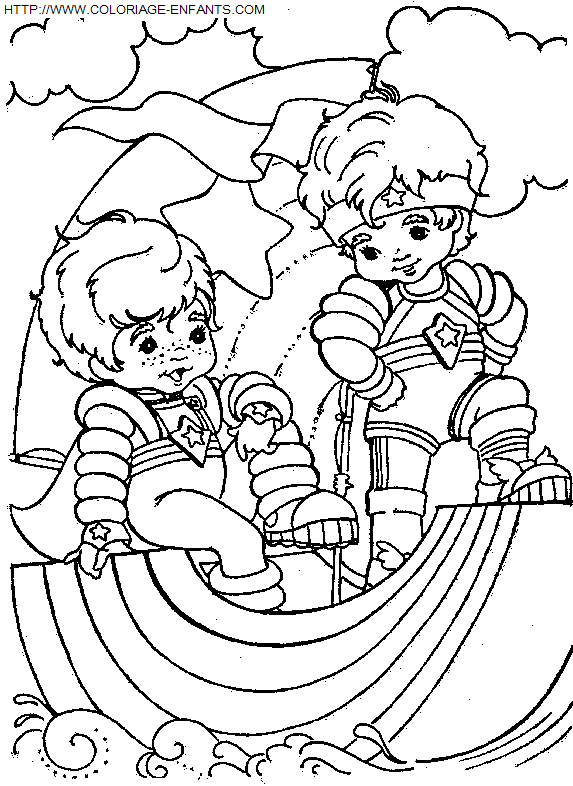 coloriage Heros Rainbow Bright