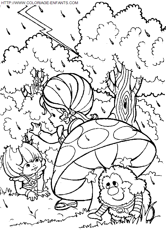 coloriage Heros Rainbow Bright