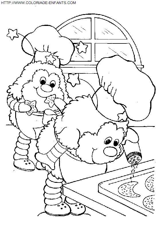 coloriage Heros Rainbow Bright