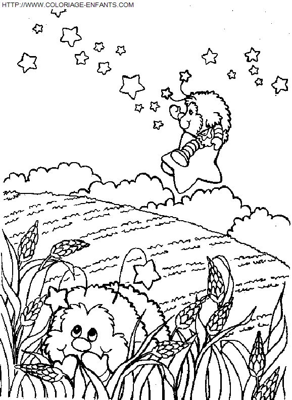 coloriage Heros Rainbow Bright