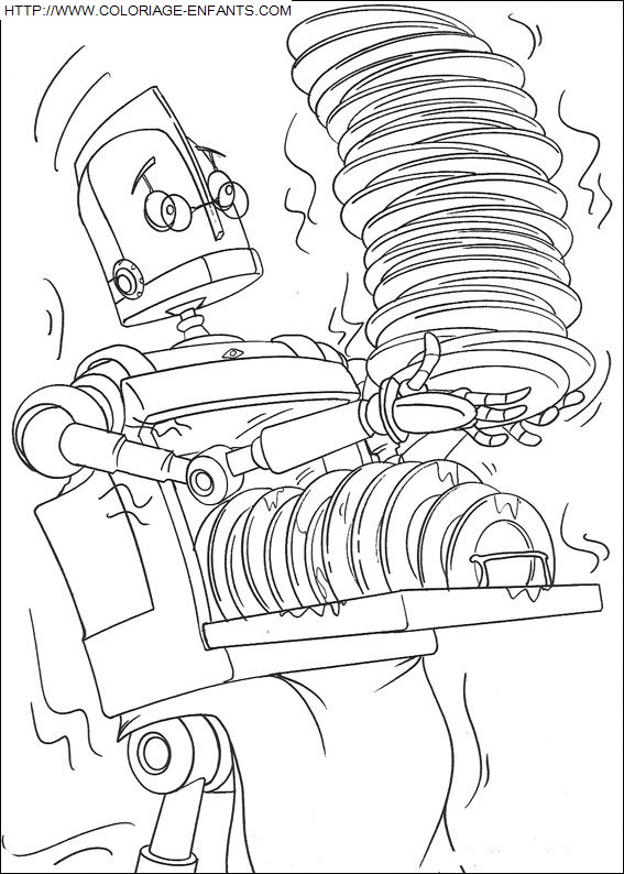 coloriage Heros Robots