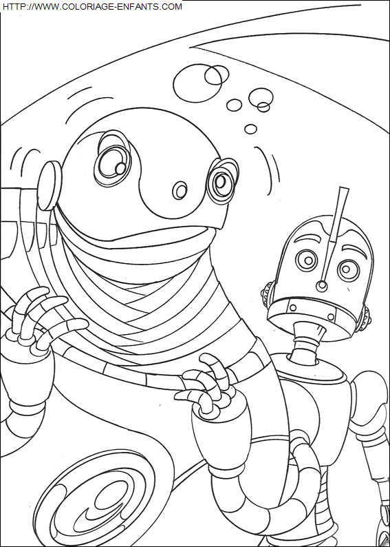 coloriage Heros Robots