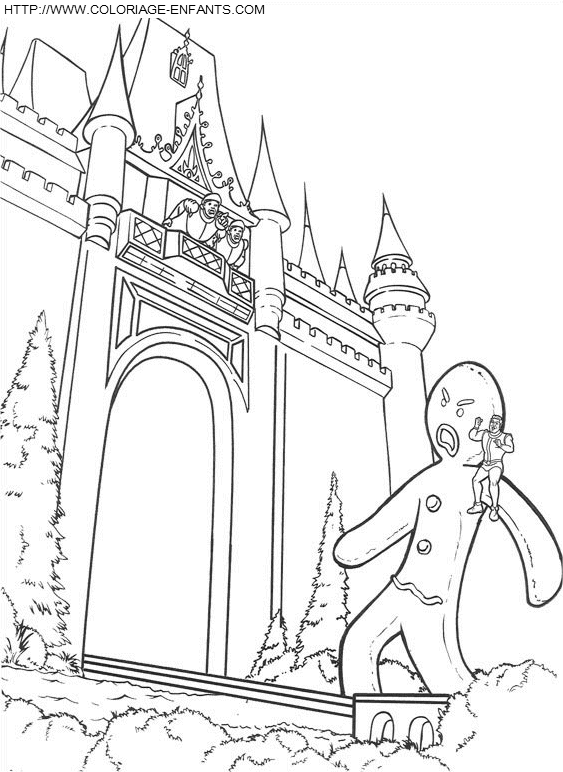 coloriage shrek