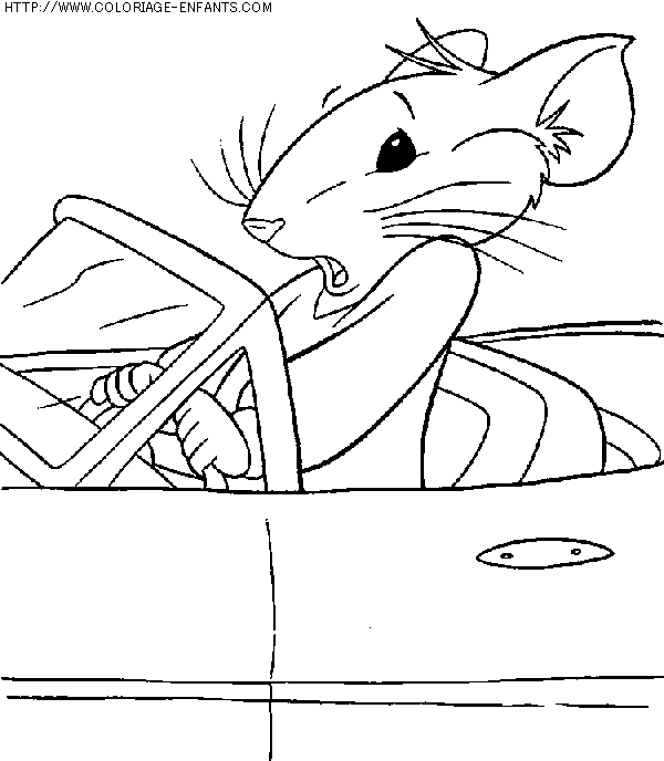 coloriage heros stuart little