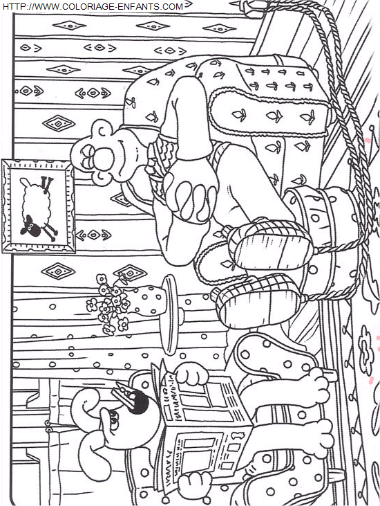 coloriage Heros Wallace Et Gromit