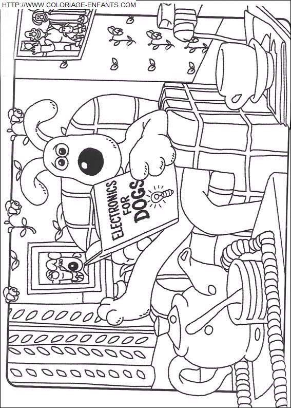 coloriage Heros Wallace Et Gromit