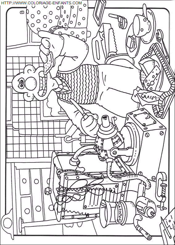 coloriage Heros Wallace Et Gromit