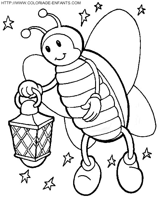 coloriage insectes