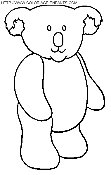 coloriage koalas